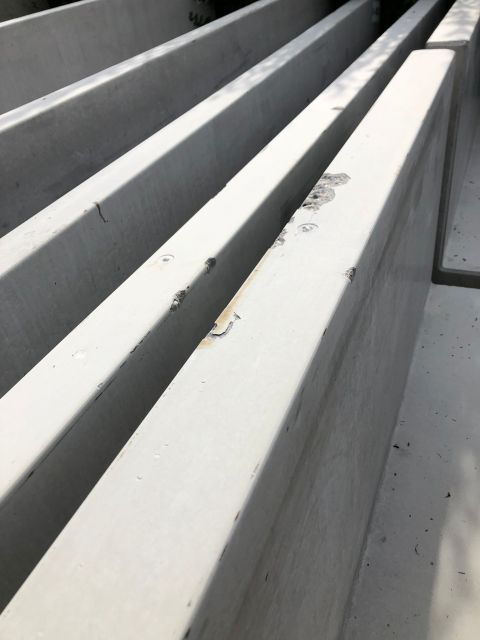 Keerwanden 75 / 100 / 125 cm hoog B-keus