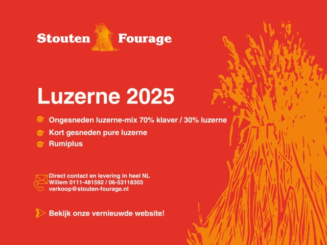 Luzerne nieuwe oogst!