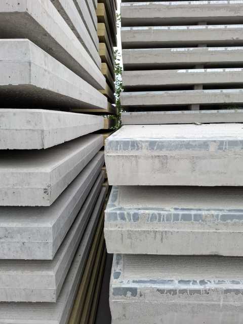 Betonplaat 200x200x16 met hoeklijn 2e Keus