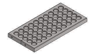 Betonplaat 300x100x14 Dubbele Wapening Ã˜6 mm.
