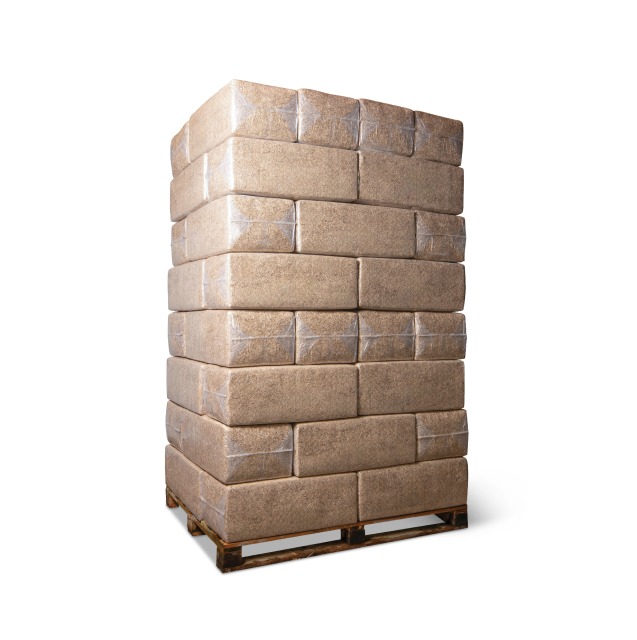 Vlas volle vracht op wegwerp pallets