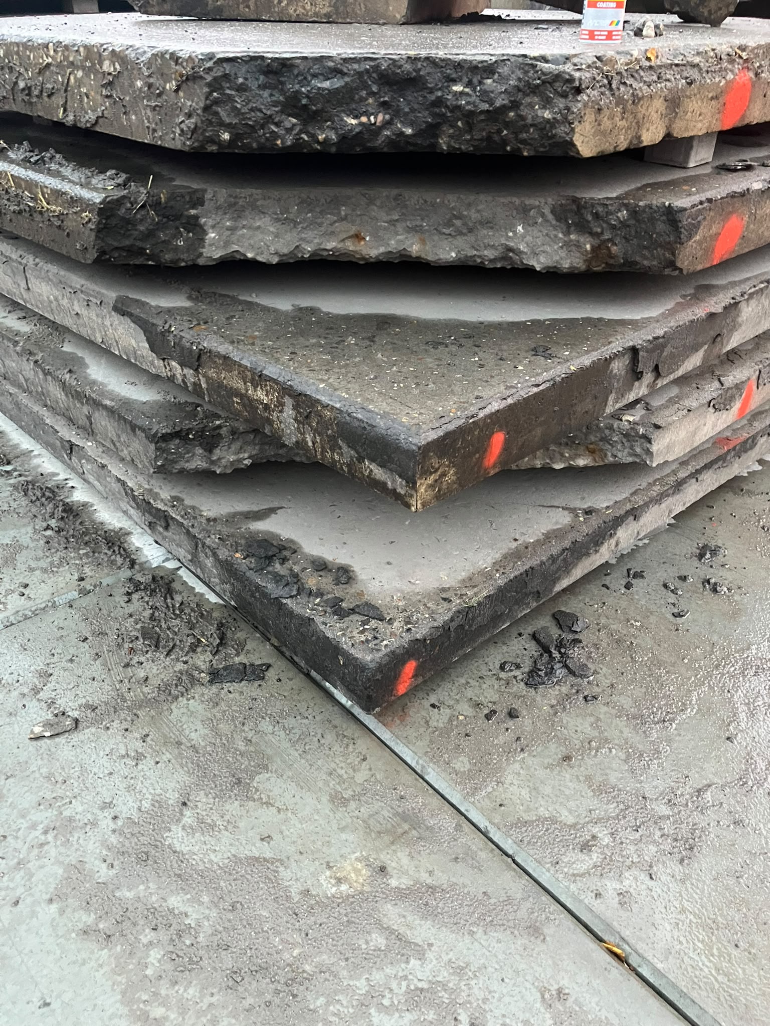 Betonplaten 200x200x14
