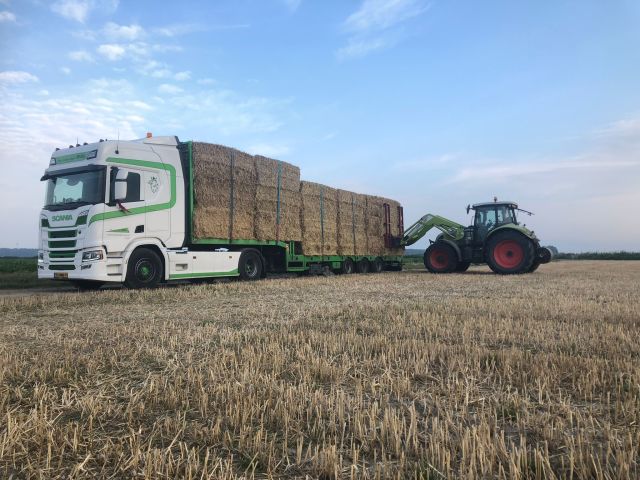 Biologisch Tarwestro grote balen