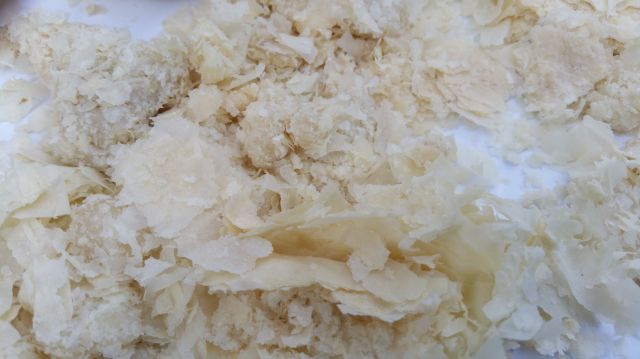 Kuilafdek aardappelsnippers, -vlokken (zie foto)
